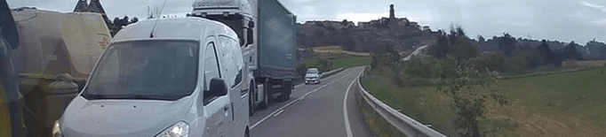 ⏯️ Investiguen un veí de Lleida per fer un avançament perillós a la carretera d'Osca