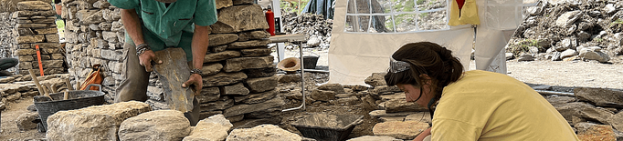 ⏯️ Reivindiquen des del Pallars la formació de margers per recuperar construccions de pedra seca