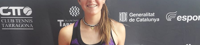 Maria Pardo, del CT Lleida, fa semifinals al Campionat de Catalunya i segona ronda a l'ITF Junior de Tarragona