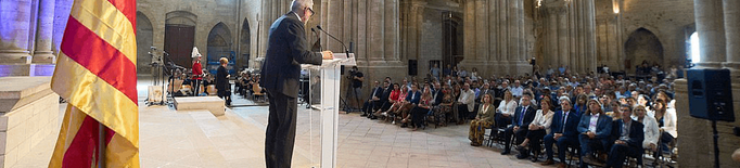 La Seu Vella acull l'acte unitari de commemoració de la Diada Nacional de Catalunya a Lleida