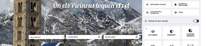 La Vall de Boí millora l'accessibilitat al contingut de la seva pàgina web i a la del Centre Romànic