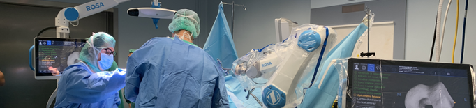 ⏯️ Dos hospitals de Lleida incorporen un nou robot per a cirurgies de pròtesis de genoll