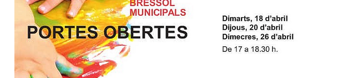 Jornada de portes obertes a les Escoles Bressol Municipals de Lleida