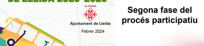 La Paeria de Lleida rep 30 propostes al Pla de Mobilitat a través de la plataforma Decidim