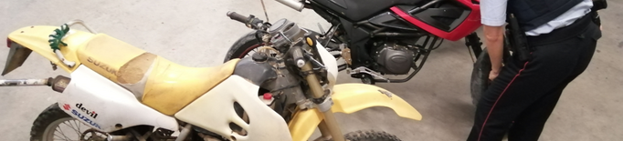 Detingut un jove per robar dues motocicletes i un ciclomotor al Pla d'Urgell