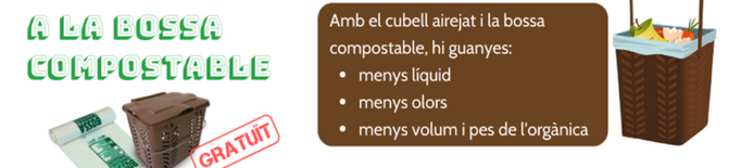 El Pla d'Urgell reparteix cubells i bosses compostables per afavorir la recollida selectiva