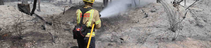Els bombers apaguen més d'un centenar d'incendis durant l'episodi de calor