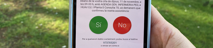 L'Arnau de Vilanova i el Santa Maria estrenen un sistema de citació a consultes externes per SMS