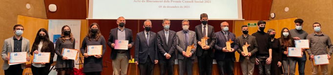 La UdL distingeix la Diputació de Lleida als Premis Consell Social