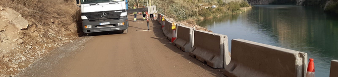 La Diputació de Lleida reconstruirà el mur de Sant Llorenç de Montgai de la carretera entre Balaguer i Camarasa