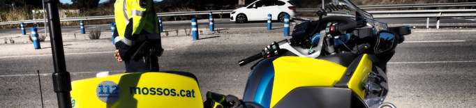 Denunciat penalment un motorista per circular a 200 km/h a l'Urgell