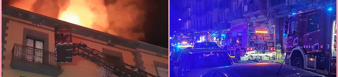 Una ferida lleu i diversos veïns desallotjats en un incendi en un edifici de Lleida