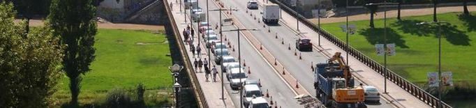 Talls nocturns de trànsit al Pont de la Universitat de Lleida per obres