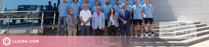 Força Lleida visita un dels seus principals patrocinadors