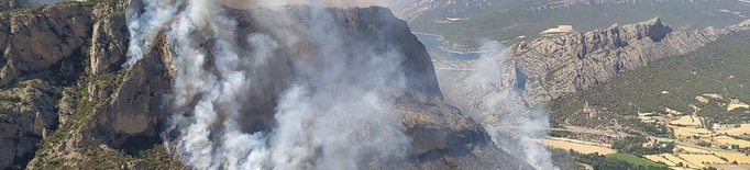 ⏯️ Els Bombers donen per estabilitzat l'incendi de Peramola
