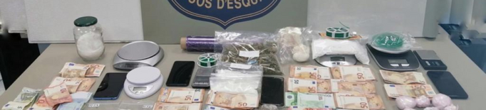 Set detinguts per vendre droga a Solsona