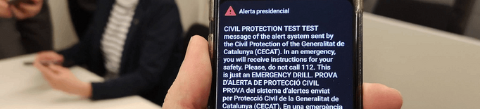 ⏯️ Els mòbils de la demarcació de Lleida proven les alertes d'emergència