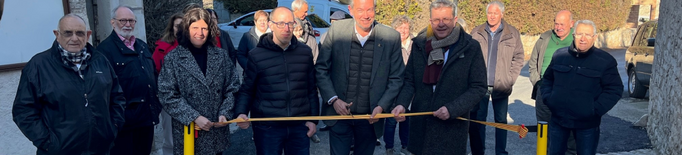 Inaugurada la reforma de la carretera LV-1007 de Sant Guim de Freixenet