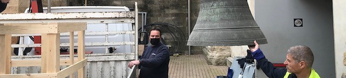 La campana Mònica de la Seu Vella marxa a Àustria per ser restaurada