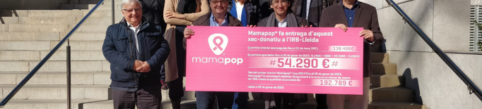 Mamapop aporta més de 192.000 euros a la investigació