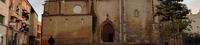 L'església de Sant Llorenç de Lleida tanca cinc mesos per les obres de restauració