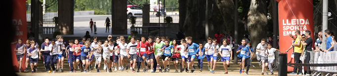 Més de 750 joves atletes de col·legis de Lleida corren la 22a Milla Urbana Escolar