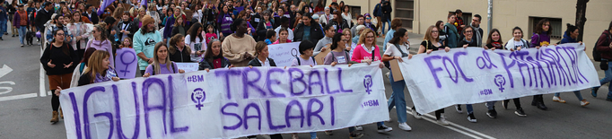 ⏯️ La reivindicació feminista torna als carrers de Lleida pel 8-M