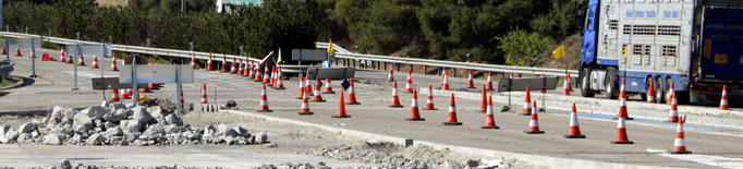 ⏯️ Comencen els treballs per reordenar la sortida de l'AP-2 a Lleida