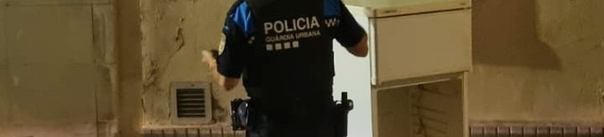 Multen un jove a Lleida per tirar una nevera al carrer des del seu pis