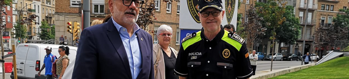 Larrosa es reuneix amb la Guàrdia Urbana per avançar en la millora de la seguretat a Lleida