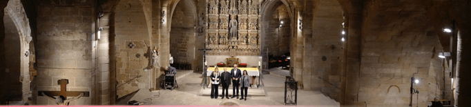 Finalitzen les obres de restauració de l’església de Sant Llorenç, al Centre Històric