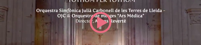 ⏯️ La Seu Vella, escenari del concert "Essencial" de record de les víctimes de la covid-19 a Ponent