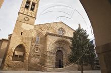 La façana de Santa Maria d’Agramunt, com nova