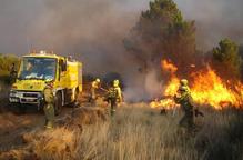 L'incendi forestal de la Ribera d'Ebre afecta unes 5.700 hectàrees