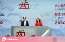 ⏯️ El govern espanyol, convençut que el 23-J funcionarà "amb absoluta normalitat"
