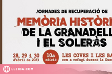 La Granadella i El Soleràs celebren les Jornades de Recuperació de Memòria Històrica