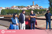 La Paeria de Lleida inaugura espais de memòria a les passarel·les dels Camps Elisis i Liceu Escolar