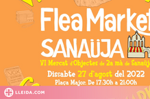 La 6a edició del Flea Market omple la Plaça Major de Sanaüja