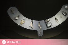 Tàrrega cedeix per una exposició a Madrid el collaret d'amulets de la necròpoli jueva Les Roquetes