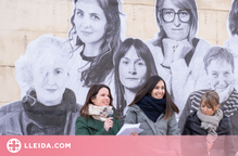 Un mural de grans dimensions visibilitza les dones transformadores del Pla d'Urgell