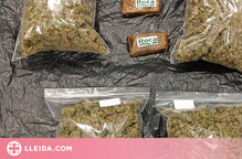 Detingut per portar un quilo de marihuana amagat sota el seient del vehicle al Segrià