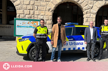 Balaguer presenta el nou vehicle de la Guàrdia Urbana, retolat segons el model visual internacional