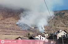 Dos incendis cremen unes 9 hectàrees al Pallars Sobirà i l'Alt Urgell