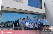 Força Lleida visita un dels seus principals patrocinadors