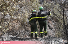 Estabilitzat l'incendi de Baldomar, que ha cremat 2.700 hectàrees