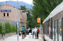 La línia del tren de Lleida-La Pobla de Segur confia superar els 250.000 viatgers