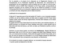 El Comitè Nacional de Competició desestima la petició d'impugnació del partit del 27 de maig del Força Lleida