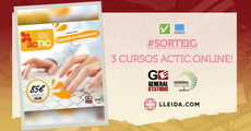 Sorteig 3 Cursos acTIC.Online