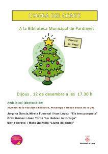 L’hora del conte a la Biblioteca municipal de Pardinyes (especial Nadal)