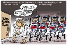 Els Mossos entren de matinada a la UdL per desallotjar els tancats i no hi troben ningú